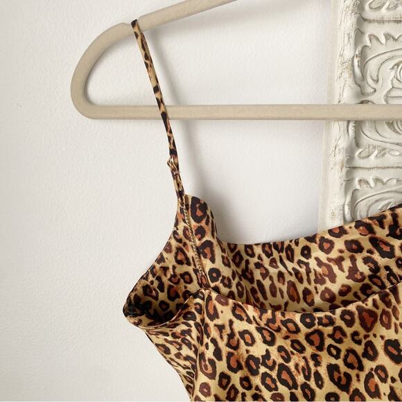 Zara Satin Effect Printed Chain Strap Cami - Picture 9 of 13